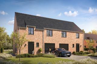 Hectaar realiseert drie energiezuinige en praktisch ingedeelde halfopen bebouwingen binnen een kleinschalig en kwalitatief project in Denderwindeke (deelgemeente van Ninove). De woningen bevinden zich vlakbij het centrum van Denderwindeke, alle dagelijkse voorzieningen binnen handbereik: winkels, scholen, openbaar vervoer. Daarnaast zorgen de vlotte verbindingen richting Ninove, Aalst en Brussel voor een uitstekende bereikbaarheid. De combinatie van een centrale ligging en een aangename woonomgeving maakt dit project ideaal voor gezinnen en pendelaars. <br /><br />Elke woning wordt doordacht ontworpen met oog voor comfort, energiezuinigheid en functionaliteit. Bovendien krijgt de koper de mogelijkheid om de woning volledig naar eigen smaak af te werken. In samenspraak met onze vaste partnerleveranciers kies je zelf materialen en afwerkingen binnen jouw budget – zo creëer je een thuis die perfect aansluit bij jouw wensen.<br />(Foto’s zijn referentiebeelden van voorgaande projecten)<br /><br /><strong>Indeling woning:</strong><br />Gelijkvloers: Inkomhal met gastentoilet, lichtrijke leefruimte met open keuken en inpandige garage. <br />Verdieping: Nachthal met apart toilet, 3 ruime slaapkamers (15,54m² - 12,54m² - 11,89m²) en een volledig uitgeruste badkamer met ligbad, inloopdouche en dubbele lavabo. <br />Zolder: Bereikbaar via zolderluik – ideaal als extra bergruimte. <br /><br /><strong>Troeven van deze woning:</strong>
<ul>
<li>Energiezuinig; </li>
<li>Voorzien van lucht/water warmtepomp; </li>
<li>Inpandige garage met ruime opritruimte; </li>
<li>Praktische en lichtrijke indeling</li>
<li>Topligging vlakbij het centrum van Denderwindeke. </li>
</ul>
Wens je meer informatie over dit project? Contacteer ons vandaag nog voor meer details of een afspraak.