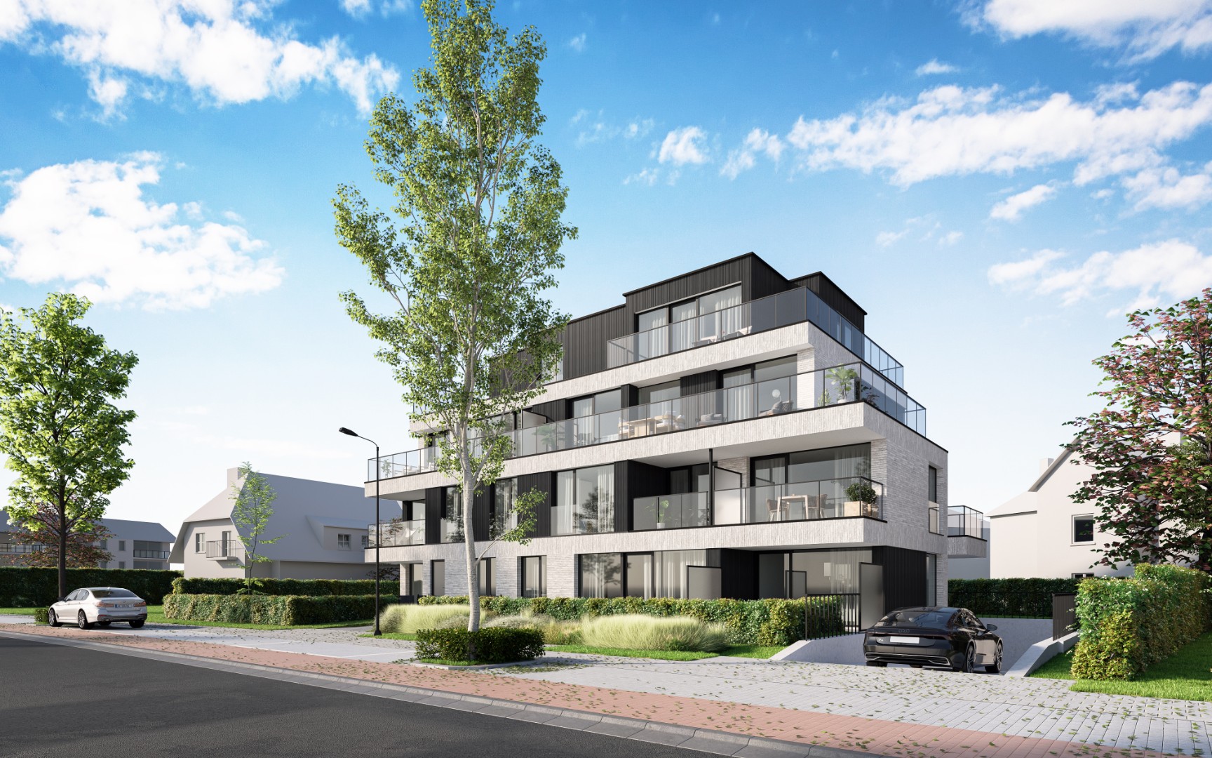 Gelijkvloers nieuwbouw appartement met 1 slaapkamer in het centrum van Koksijde-Bad - foto 3