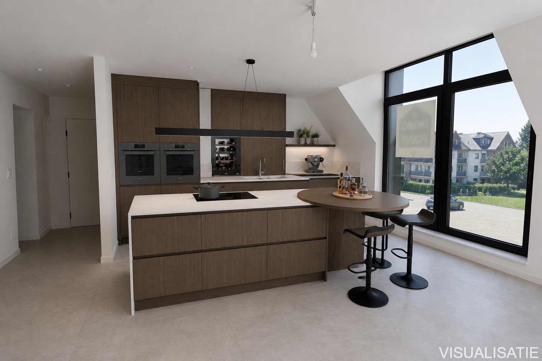 De Tram B3.2 - Duplex penthouse van 166,50m² op de 3de verdieping met 2 slaapkamers en terras. - foto 4