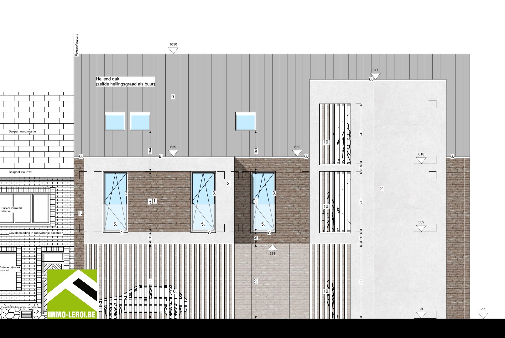 Terrain de projet avec permis de construire pour 5 appartements - photo 2