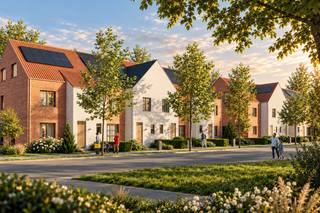<p>Welkom in <strong>BOOGAERDERIE</strong>, een stijlvol nieuwbouwproject aan de Frans Boogaertslaan in Lier waar hedendaagse architectuur, duurzaam wooncomfort en een bijzonder aangename ligging samenkomen. Het project bestaat uit 13 ruime gezinswoningen op een rustige en groene locatie binnen de ring van Lier, op korte afstand van het bruisende stadscentrum. Hier woon je in alle rust, zonder in te boeten aan bereikbaarheid of dagelijkse voorzieningen.<br /><br />De woningen werden ontworpen met veel aandacht voor ruimte, licht en flexibiliteit. Afhankelijk van het woningtype beschikken ze over 3 tot 5 slaapkamers en bestaat er de mogelijkheid om tot 2 badkamers te voorzien. Elke woning beschikt bovendien over een private tuin en terras, waardoor binnen en buiten mooi in elkaar overvloeien. Ook op het vlak van afwerking krijgt de koper ruime keuzevrijheid. Keuken, sanitair, vloeren, wandtegels, binnendeuren en trappen kunnen binnen de voorziene mogelijkheden verder gepersonaliseerd worden, zodat elke woning een eigen karakter krijgt.<br /><br />Ook energetisch behoort BOOGAERDERIE tot de absolute top. De woningen worden gerealiseerd als bijzonder energiezuinige woningen met een E-peil rond of zelfs onder E0, afhankelijk van het lot. Een individuele lucht-waterwarmtepomp, vloerverwarming op het gelijkvloers en de eerste verdieping, zonnepanelen met hybride omvormer en een ventilatiesysteem D met warmterecuperatie zorgen samen voor een hoog wooncomfort en een laag energieverbruik. Daarnaast wordt ook ingezet op regenwaterrecuperatie, met onder meer een regenwaterput van 7.500 liter.<br /><br />De woningen worden sleutel-op-de-deur afgewerkt met kwalitatieve materialen en een volledig uitgeruste keuken. Dankzij de combinatie van moderne technieken, doordachte indelingen en uitgebreide afwerkingsmogelijkheden krijgt elke koper de kans om een woning te creëren die perfect aansluit bij zijn of haar woonwensen. Ook ondergrondse parkeergelegenheid is voorzien binnen het project.<br /><br />De ligging vormt een bijkomende grote troef. BOOGAERDERIE bevindt zich in een rustige woonomgeving binnen de ring van Lier, met winkels, scholen, horeca, sportfaciliteiten en medische voorzieningen in de nabije omgeving. Tegelijk geniet je van vlotte verbindingen met de belangrijkste invalswegen en fietsroutes. Het resultaat is een ideale combinatie van groen, rust en stedelijk comfort.<br /><br /><strong>BOOGAERDERIE staat voor toekomstgericht wonen in een kwaliteitsvolle omgeving, met ruimte voor comfort, duurzaamheid en persoonlijke keuzes. Een plek waar je niet alleen een woning koopt, maar vooral een thuis creëert voor de toekomst. </strong></p>