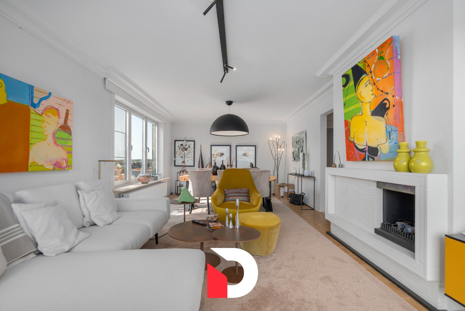 Schitterend gerenoveerd en uiterst aangenaam hoekappartement met 3 slaapkamers op een toplocatie te Sint-Andries (Sint-Baafs). - foto 3