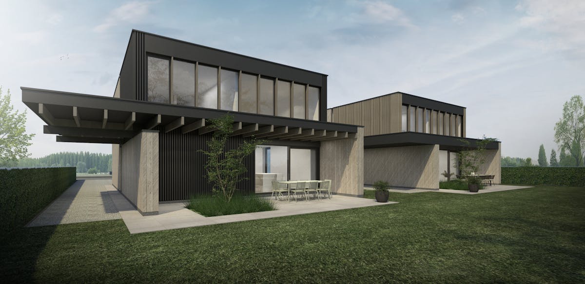 Lot bouwgrond (697 m²) + alleenstaande woning te koop Hulste - foto 2
