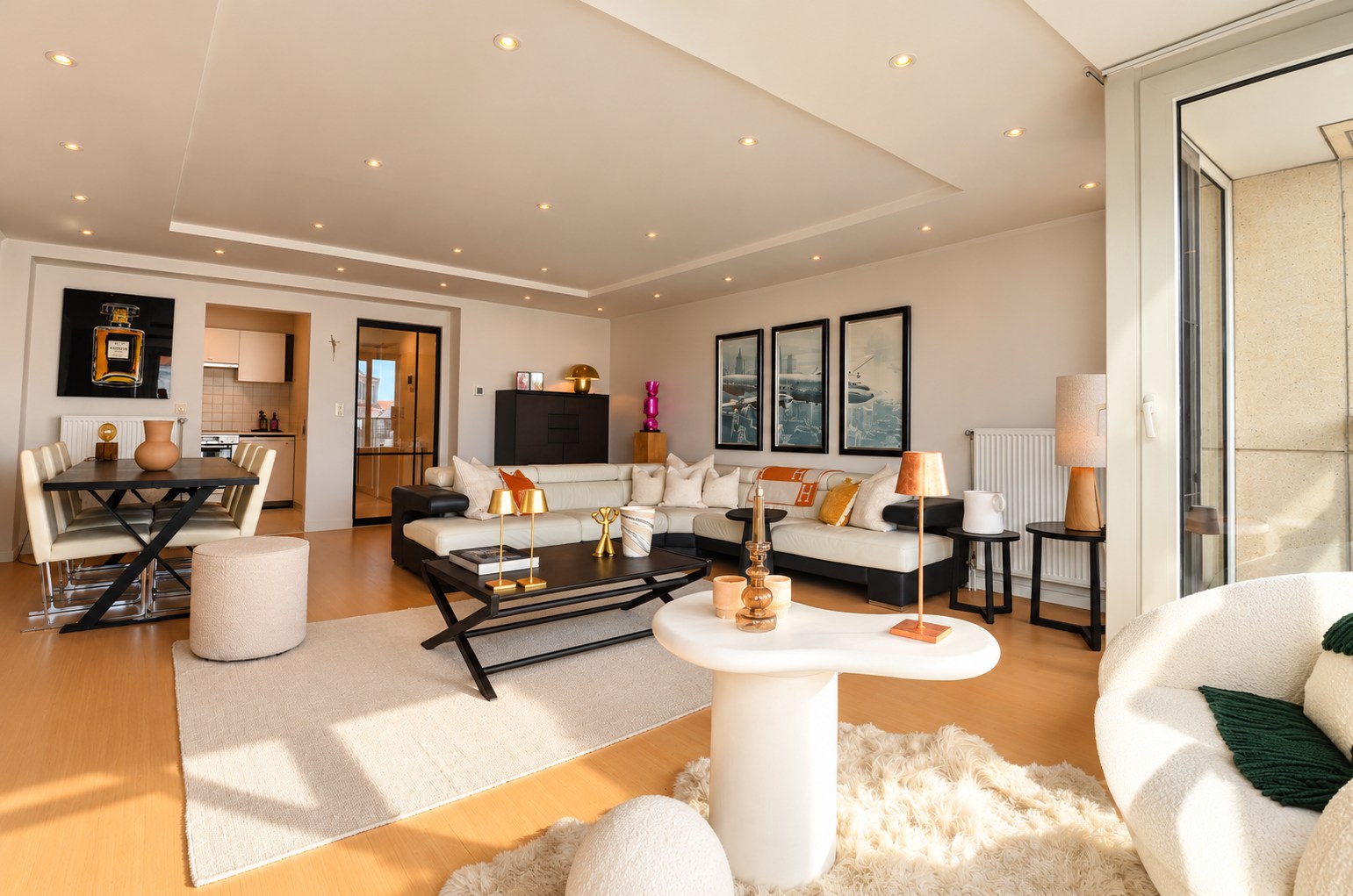 Zeer lichtrijk en instapklaar zuidgericht appartement met open zicht. - foto 4