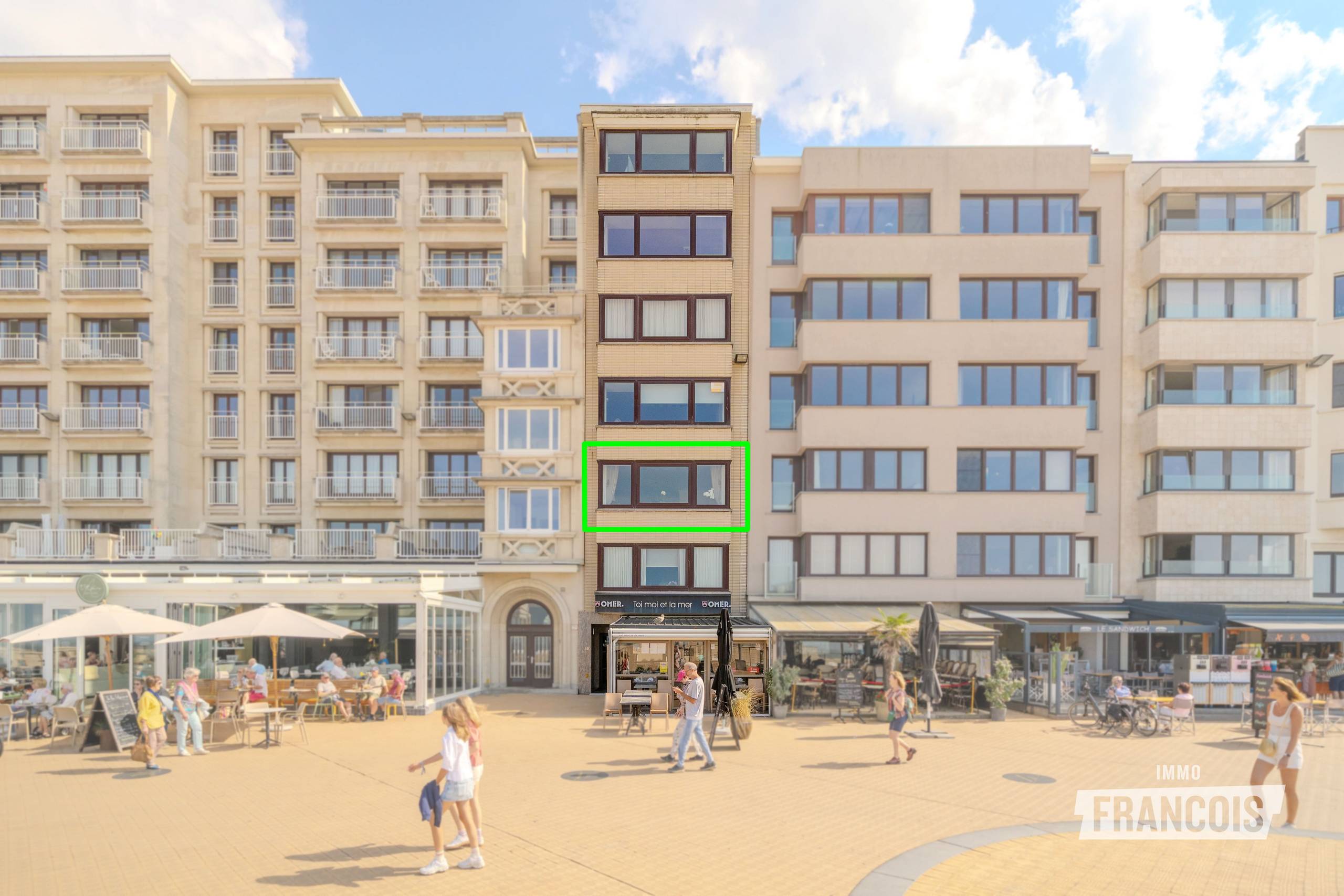 Riant appartement met frontaal zeezicht op de Albert I-Promenade te Oostende. - foto 4