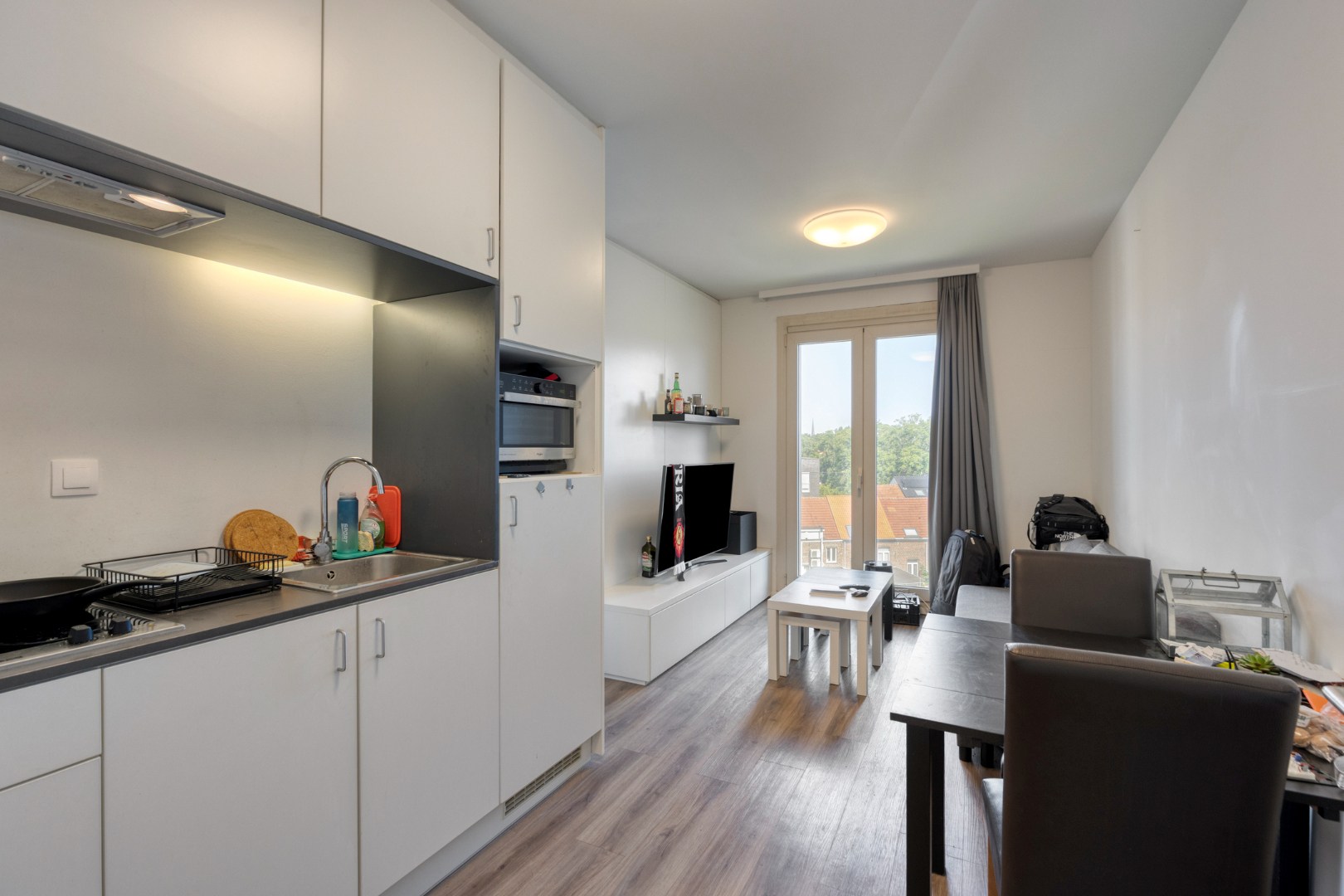 Bemeubelde studio 37m² met gemeenschappelijke ruimtes en fietsenstalling in centrum Leuven - EPC 121,49KWH/m² - foto 4