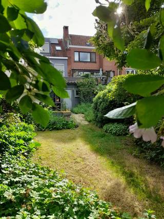 Deze ruime, gerenoveerde rijwoning bevindt zich in de geliefde buurt Eenbeekeinde in Destelbergen, op de grens met Sint-Amandsberg. <br /><br />De woning geniet van een rustige en groene ligging op korte afstand van het Rozebroekenpark en de Schelde, terwijl het bruisende stadscentrum van Gent zich op slechts 4 km bevindt.<br /><br />Dankzij de uitstekende bereikbaarheid is dit de ideale woning voor gezinnen en pendelaars. Station Gent-Dampoort ligt op minder dan 3 km en verschillende bushaltes (lijnen 12, 33 en 34) bevinden zich op wandelafstand. Bovendien zijn supermarkten, bakkers, een apotheek, een lagere school en andere dagelijkse voorzieningen vlot bereikbaar binnen een straal van 2 km.<br /><br />De woning biedt een bewoonbare oppervlakte van 196 m², verdeeld over een gelijkvloers en twee verdiepingen. Je beschikt over vier volwaardige slaapkamers, waardoor deze woning perfect geschikt is voor grotere gezinnen, thuiswerkers of wie extra ruimte wenst.<br /><br />De keuken werd volledig vernieuwd in 2018. Daarnaast beschikt de woning over twee vernieuwde badkamers met toilet op de verdiepingen en een extra gastentoilet op het gelijkvloers, wat zorgt voor optimaal wooncomfort.<br /><br />Buiten geniet je van een onderhoudsvriendelijke en ecologische natuurlijke sier- en moestuin, georiënteerd naar het noordoosten. Het aangename terras van 8 m² biedt een fijne plek om tot rust te komen en van de vijver en het groen te genieten.<br /><br />Plan je bezoek via www.dewaele.com.<br /><br />De algemene voorwaarden van Dewaele DIY kunt u steeds raadplegen via dewaele.com.<br /><br />Bestuursmaatregelen in het maatregelenregister: nee