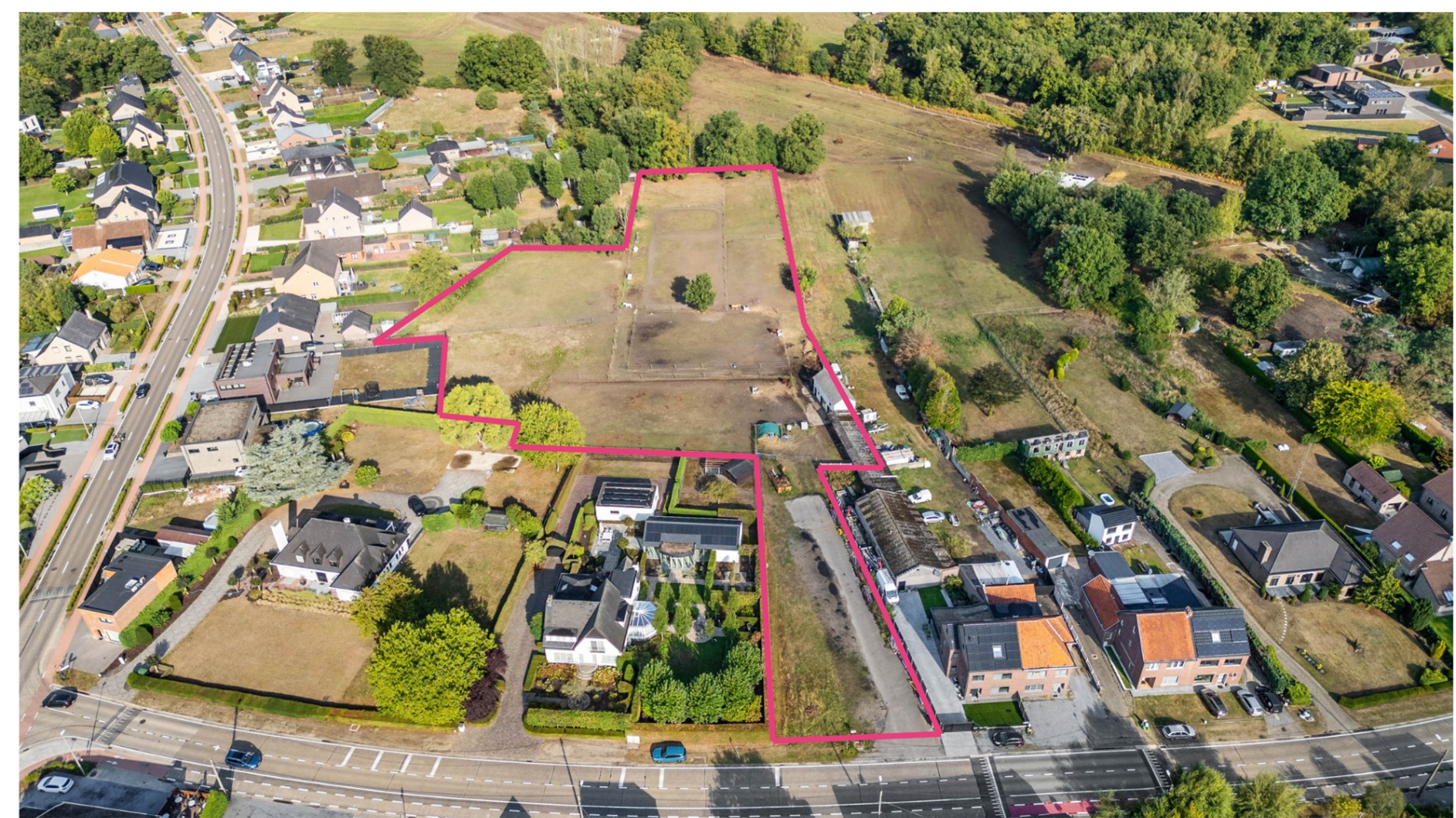 Unieke eigendom in Zonhoven: bouwgrond met 4 achterliggende percelen met een totaal oppervlakte van 11.148 m² - foto 3