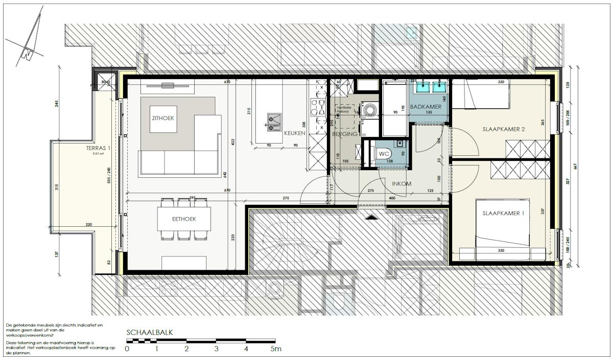 Newly built 2-bedroom apartment with a sunny terrace - photo 3