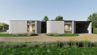 <p><span>Architectural patio villa on a sunny and quiet plot in a second building line in Merelbeke</span></p><p><span> </span></p><p><span>Along the Hundelgemsesteenweg we can find via a private road, in a second building line, 2 spacious and quietly located building plots of 1.074 m² and 1.116 m².</span></p><p><span>We are 1.5 km from the center of Merelbeke, easily accessible by public transport and near stores, schools, sports infrastructure and restaurants.</span></p><p><span> </span></p><p><span>Important assets</span></p><ul><li><span>Architectural villa combined with a spacious garden</span></li><li><span>The plans can be fully customized according to your wishes and budget</span></li><li><span>High quality and finishing by Massimo Villabouw</span></li><li><span>Sun-oriented plot</span></li><li><span>Lots of light due to large windows</span></li><li><span>The house enjoys peace and privacy because of its location in a second construction zone</span></li><li><span>Design and realization of the house can be elaborated according to your own style, preference and taste</span></li><li><span>Energy efficient, timeless and ready for the future</span></li><li><span>Habitable area of 216 m²</span></li></ul><p><span> </span></p><p><span> </span></p><p><span>Layout</span></p><p><span>Entrance with checkroom and toilet, spacious living area with a cozy lounge and dining area, open kitchen with large storage room and separate office space. </span></p><p><span>There is also the sleeping area with 3 spacious bedrooms, 2 bathrooms, separate toilet and a dressing room</span></p><p><span>The techniques are housed in an extra large storage room of 16m²</span></p><p><span>Additional possibilities: full basement, carport, outbuilding and swimming pool in the garden</span></p><p><span> </span></p><p><span>Techniques</span></p><p><span>Heat pump with underfloor heating &amp; floor cooling, large budget for kitchen and bathroom</span></p><p><span>cistern 10,000, solar panels, basic home automation package, type D ventilation,...</span></p><p><span> </span></p><p><span>Contact Axel Lenaerts estate agents for more info via 09 245 24 24 or hannelore@axellenaerts.be</span></p><p><span> </span></p>