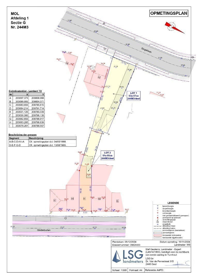 Bouwgrond van 307 m² voor halfopen bebouwing in centrum Mol - foto 5