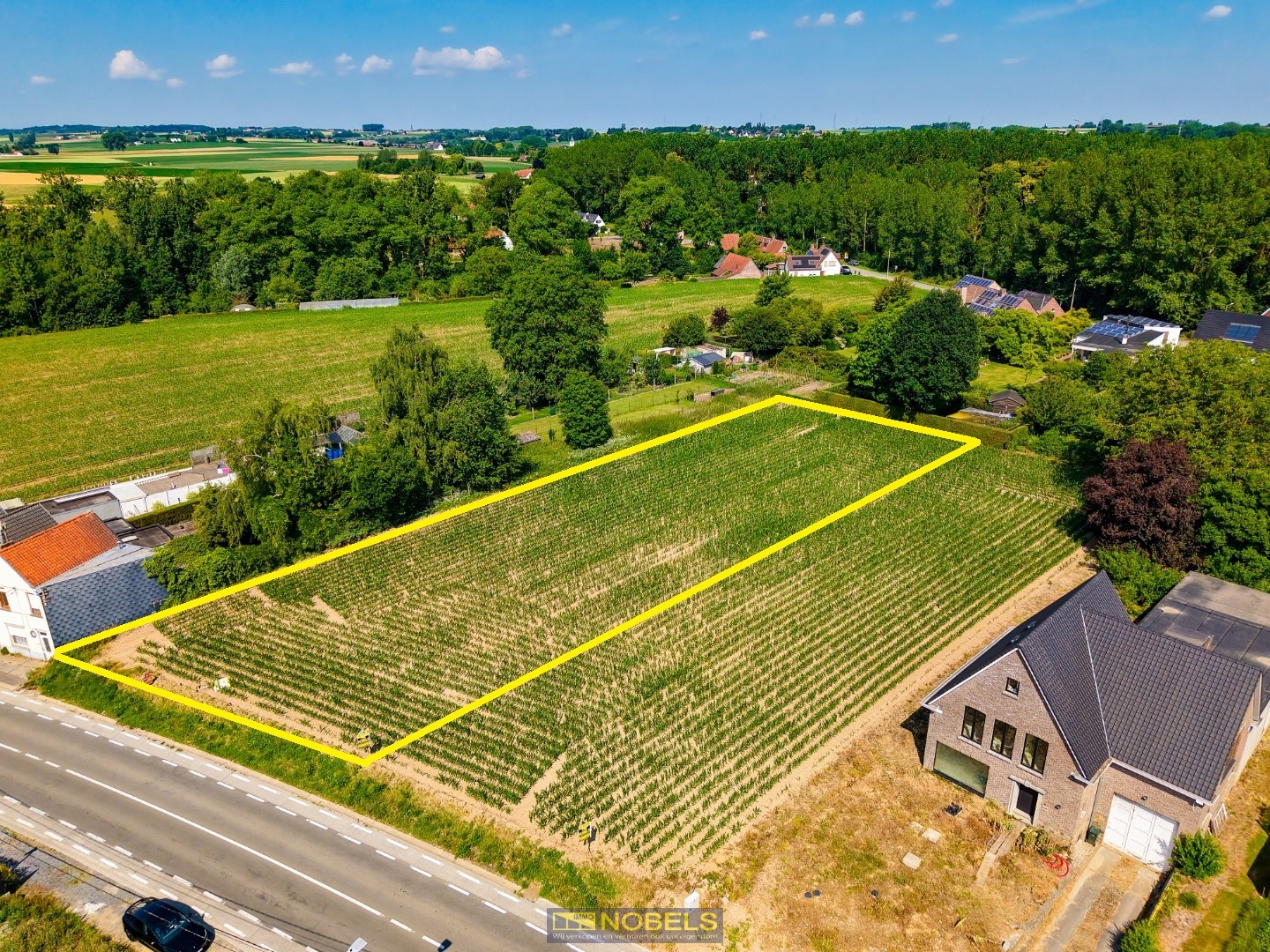 Te koop, residentieel gelegen projectgrond (2.350m² - straatbreedte van 28,5m) te Oudenaarde - foto 2