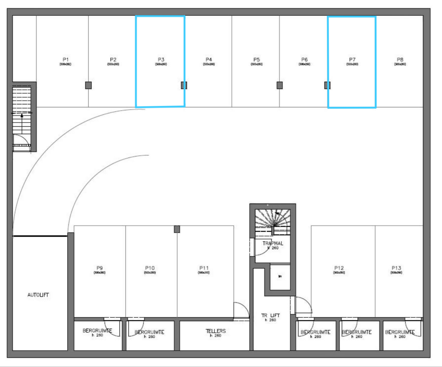TE KOOP: 2 ondergrondse autostaanplaatsen  - foto 2