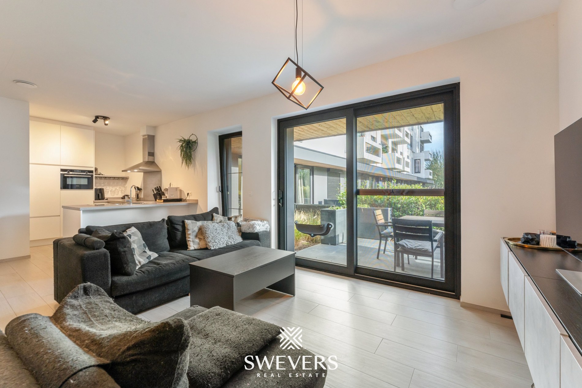 Instapklaar, energiezuinig gelijkvloers appartement (99 m²) met garage en kelders in het pittoreske Bolderberg - foto 4