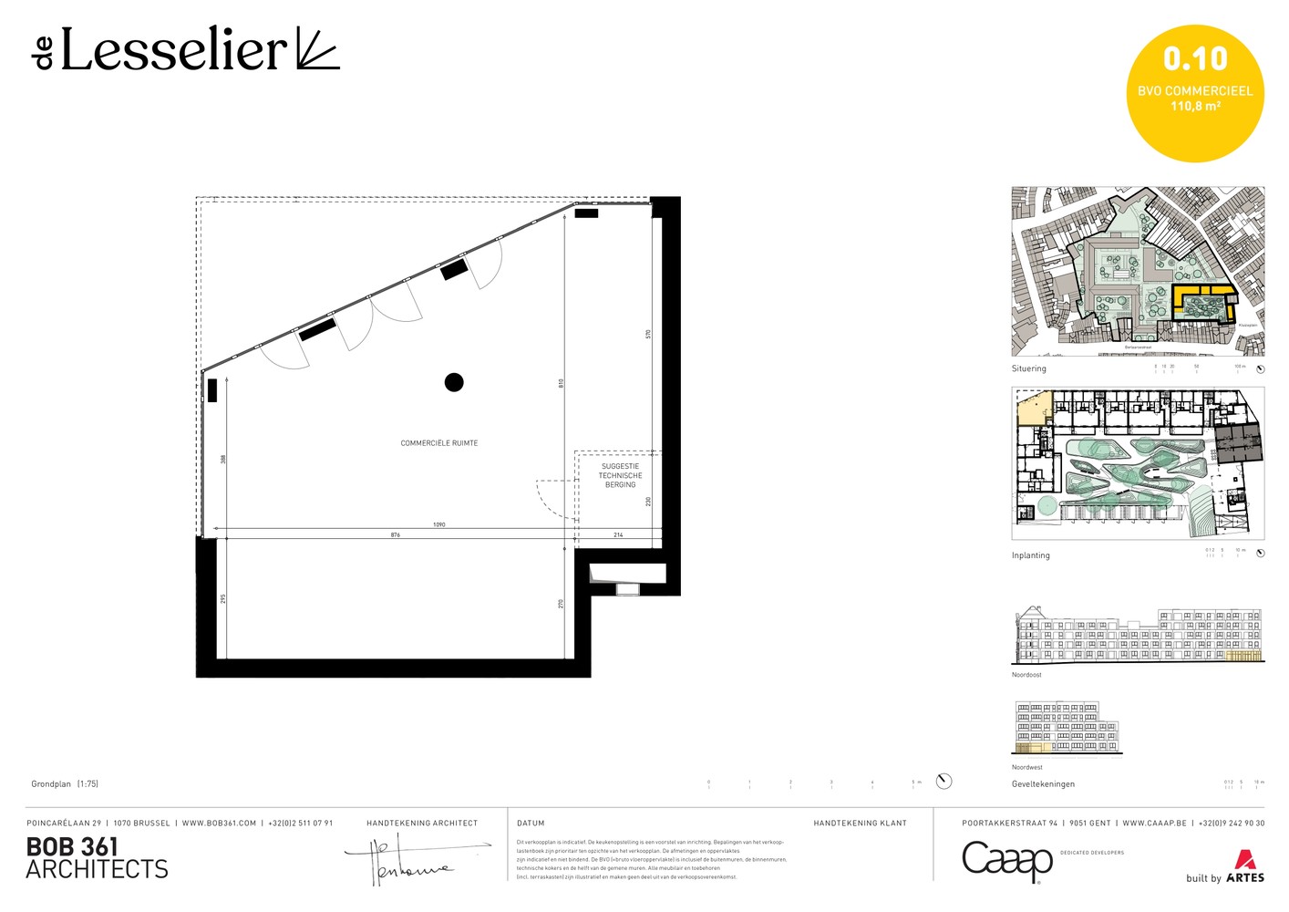 Commerciële ruimte te koop – 110,80 m² casco in Het Academisch Kwartier! - foto 2