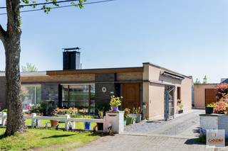 Deze gezellige bungalow met twee slaapkamers is gelegen in een rustige woonwijk in het gegeerde Drongen. Via de inkomhal kom je in de lichtrijke...