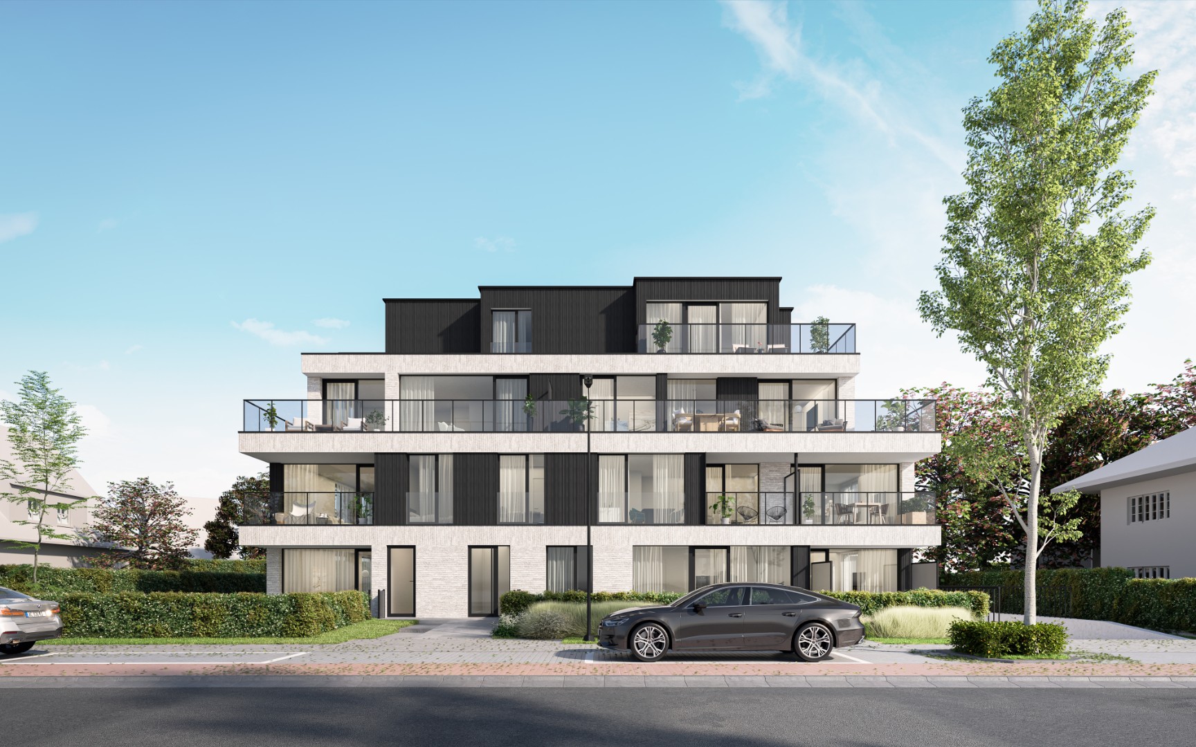 Gelijkvloers nieuwbouw appartement met 1 slaapkamer in het centrum van Koksijde-Bad - foto 4