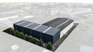 Grote loods met diverse mogelijkheden in een industriezone.De loods beschikt over een ruime inkompoort van 4,5m op 5,15m.- Zonnepanelen-Regenwater...