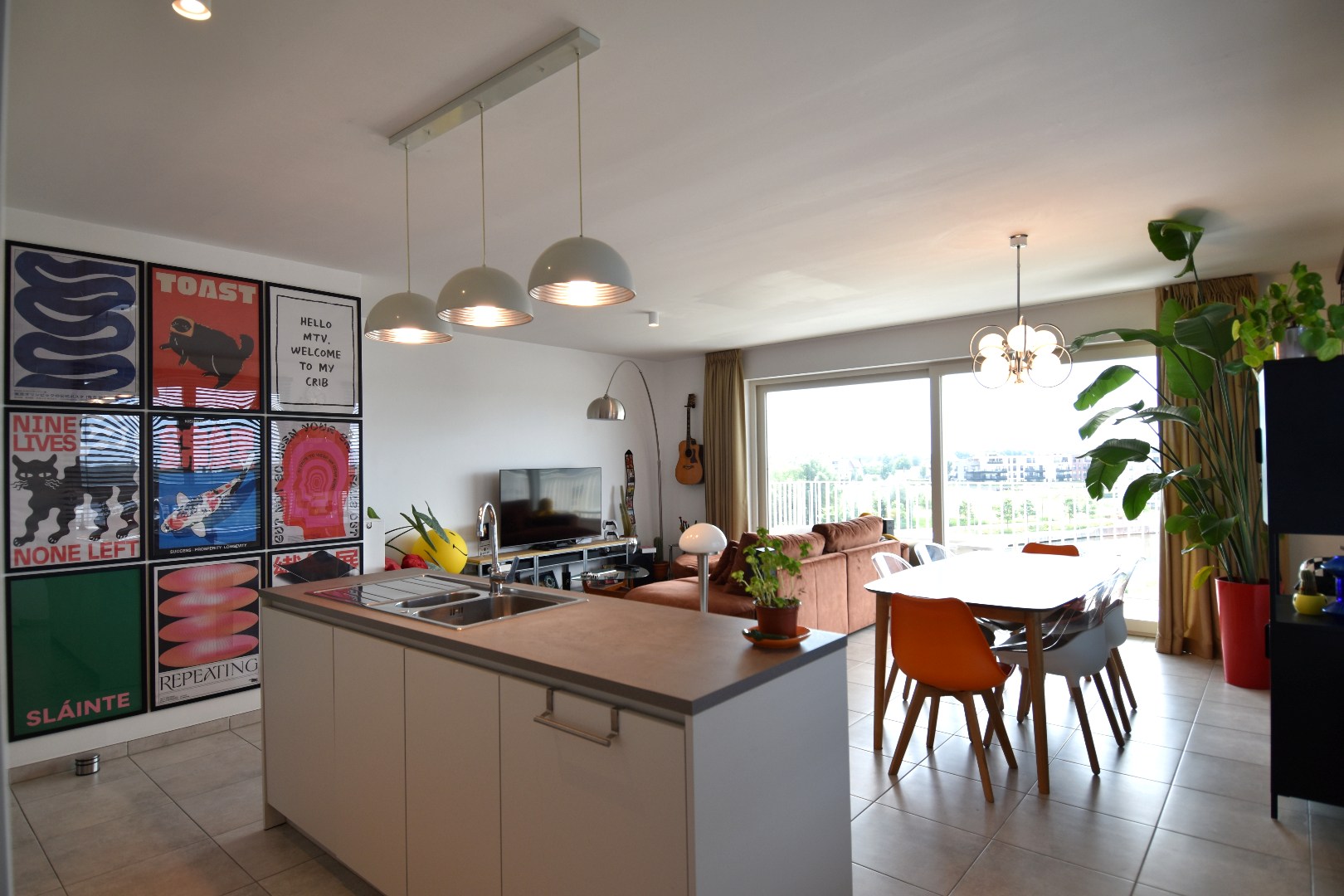 Prachtig 2-slaapkamerappartement (BJ 2021) met zicht op de Leie te koop in Harelbeke - foto 5