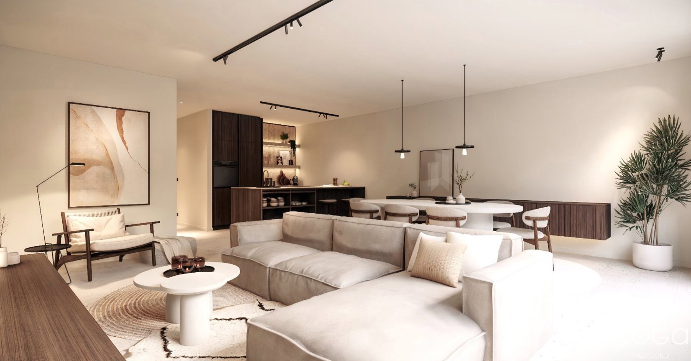 Gelijkvloers nieuwbouwappartement, 2 slaapkamers + zuidtuin - foto 3