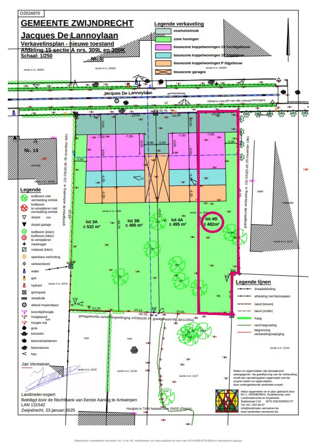 Bouwgrond voor HOB (482m²) op een TOP-ligging in Zwijndrecht - foto 1