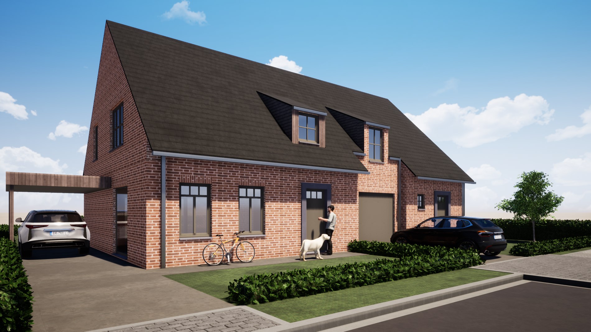 NIEUWBOUWZONDAG 25 OKTOBER 2026 VAN 10u00-12u00 & 14u00-16u00 - Rustieke 3-slaapkamer nieuwbouwwoning met Zuidelijke oriëntatie nabij centrum Houthulst - foto 4