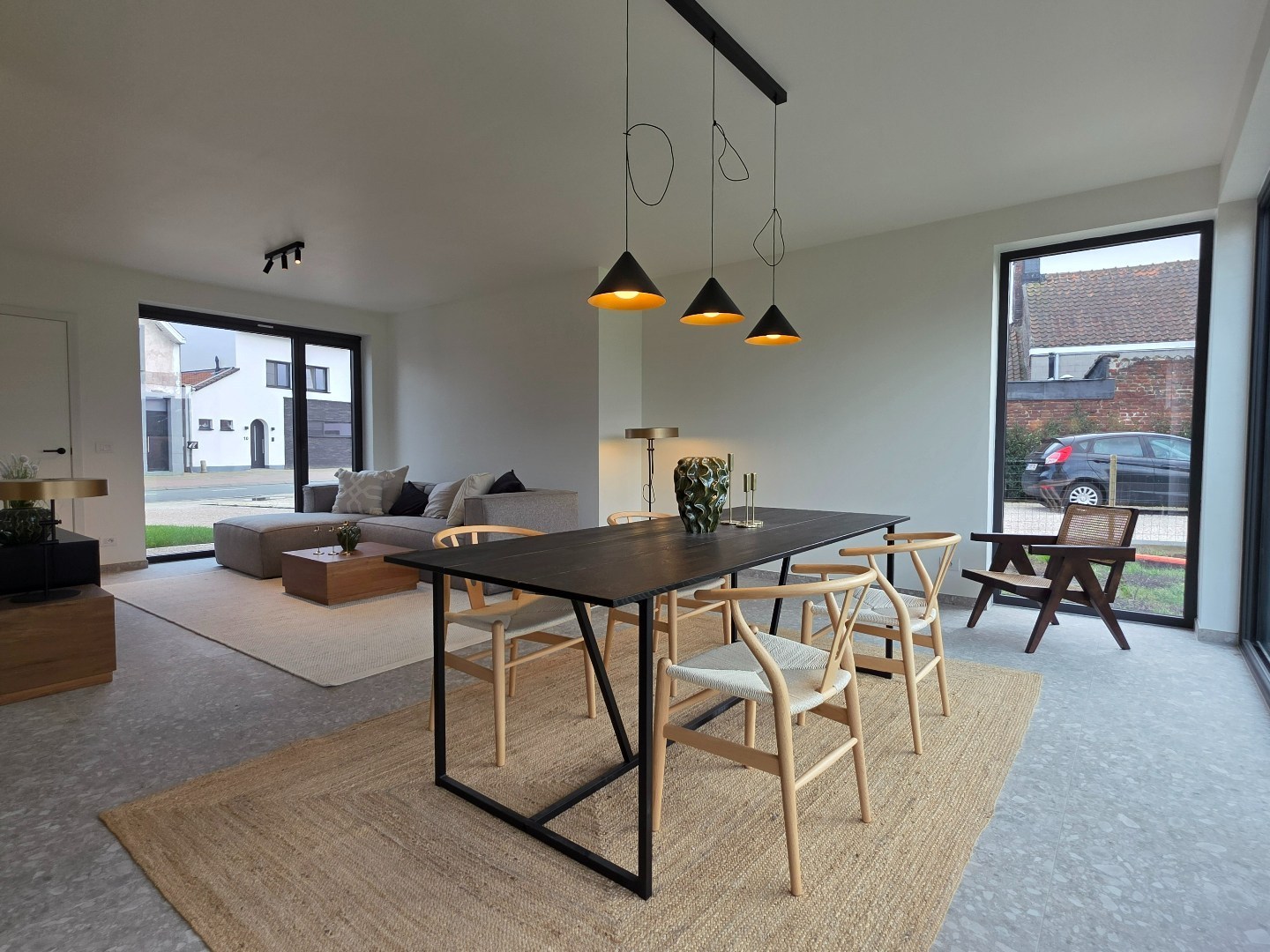 Nieuwbouwwoning E-peil 5 met terras en grote aangelegde tuin, gelegen in het woonproject Lijstergalm in Kuurne. - foto 5