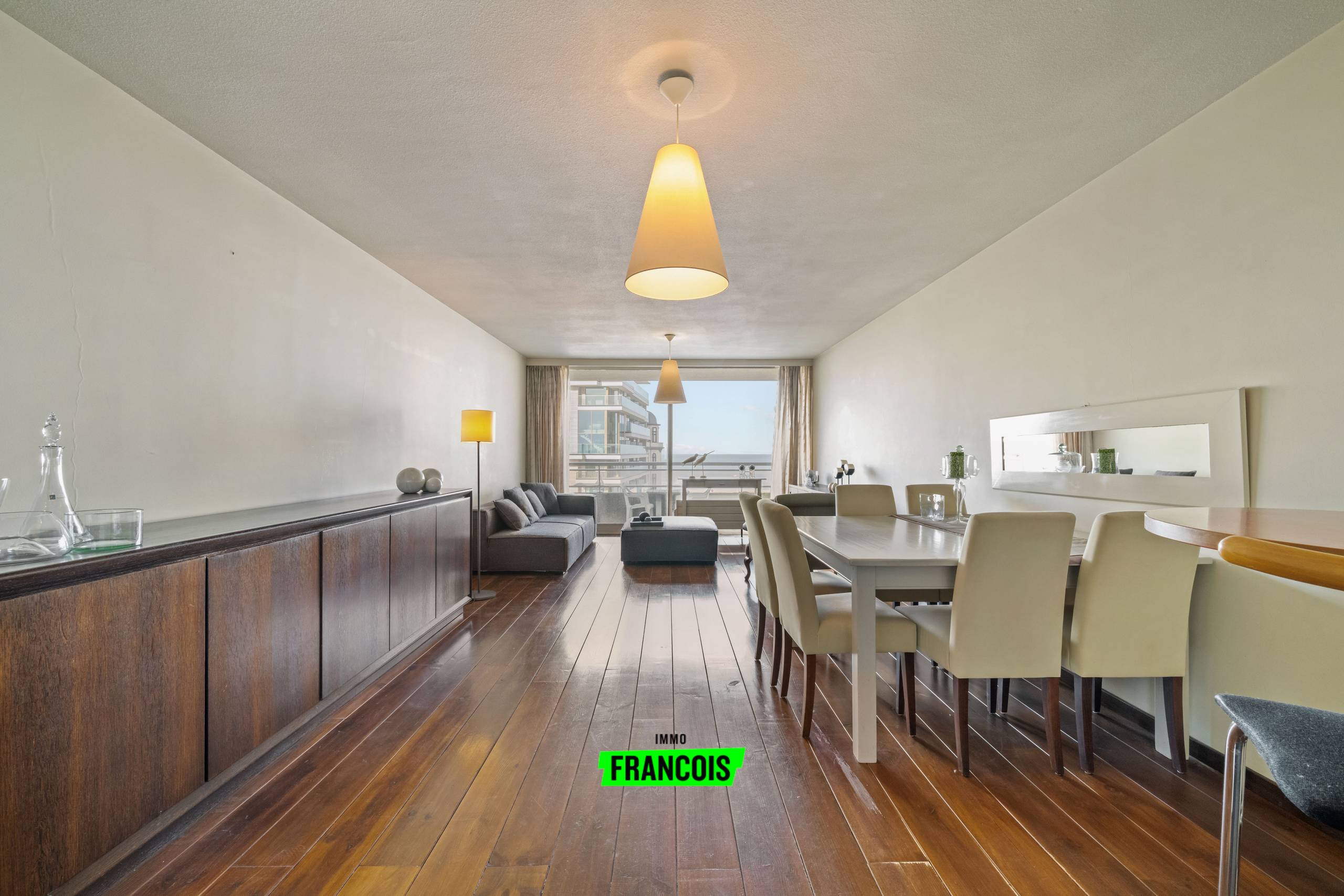 Appartement met golf-en zeezicht te Oostende. - foto 3