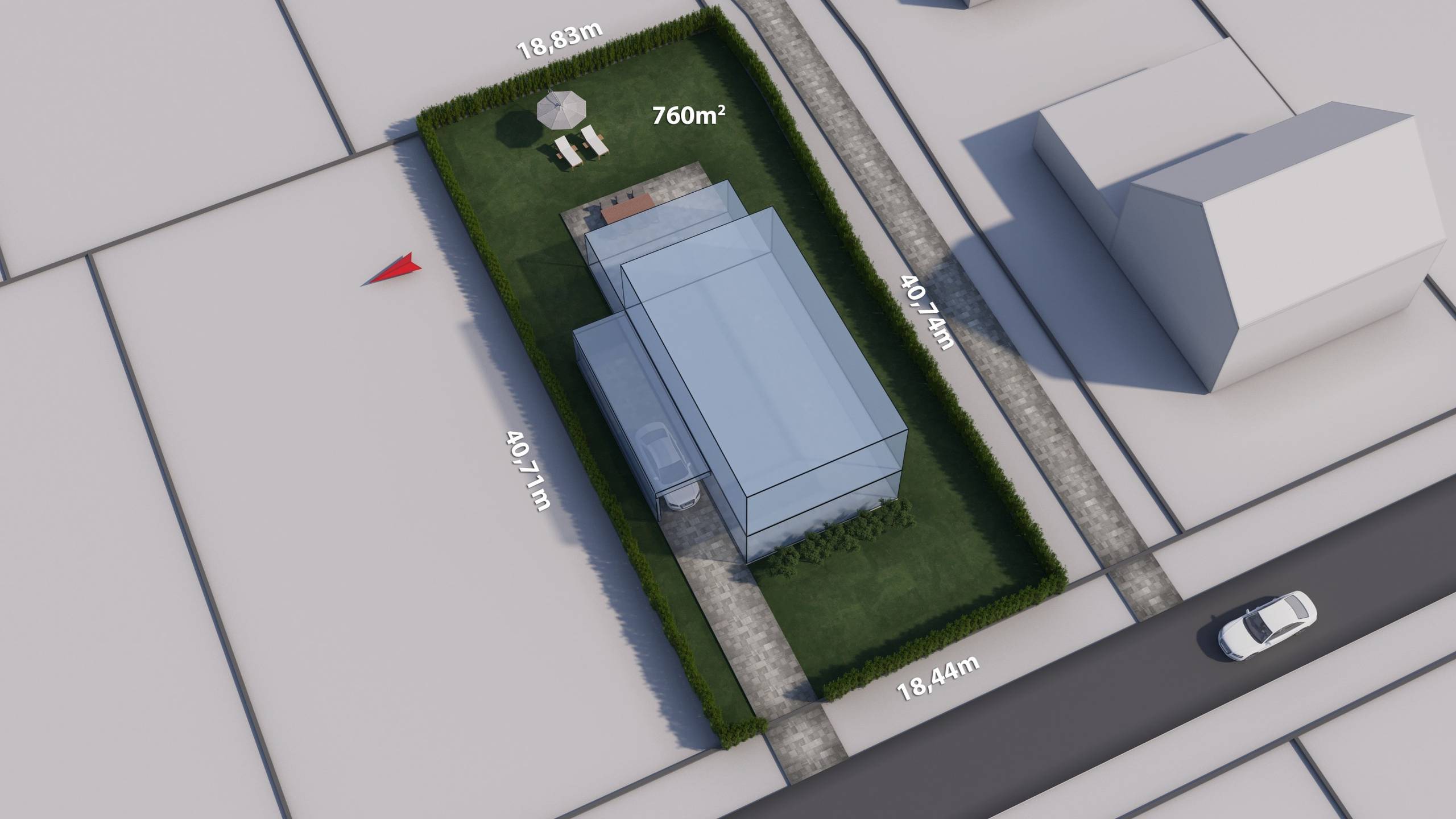 Terrain de 760 m² pour une construction ouverte à Balen - photo 1