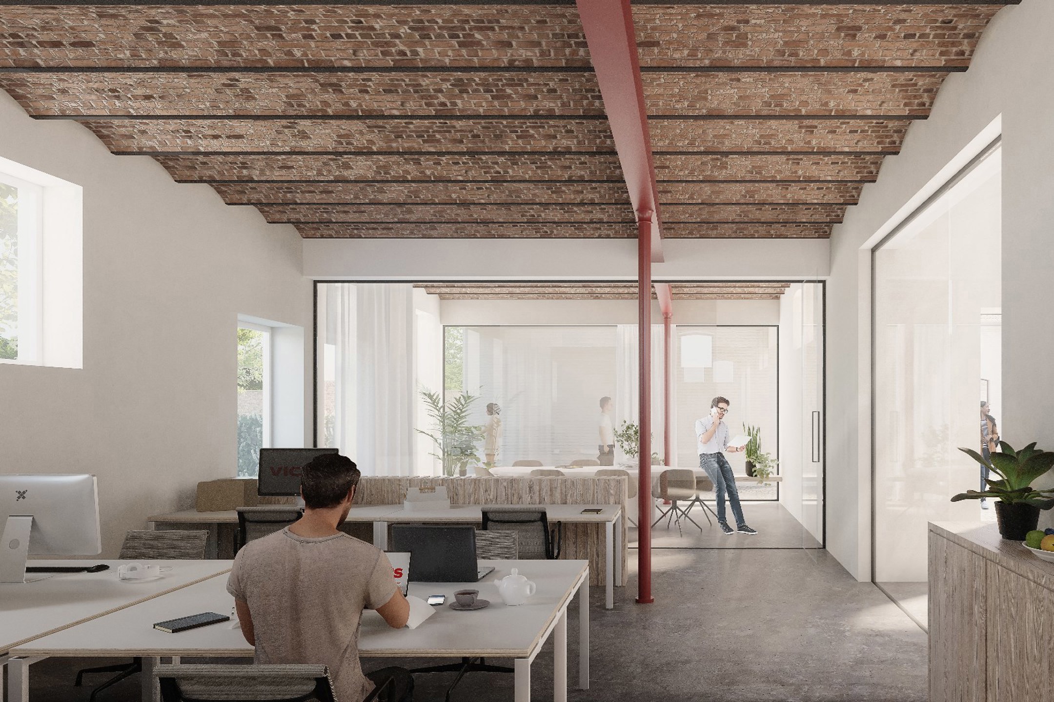 Uniek kantoor op historische site in Zwijnaarde - foto 3