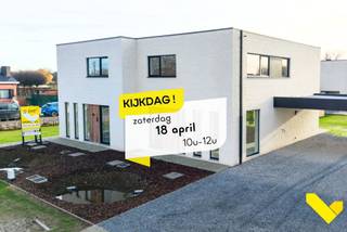 KIJKDAG - Kom op zaterdag 18/4 vrijblijvend een kijkje nemen tussen 10u en 12u.Moderne BEN-woning met 4 slaapkamers, carport en 154 m²...