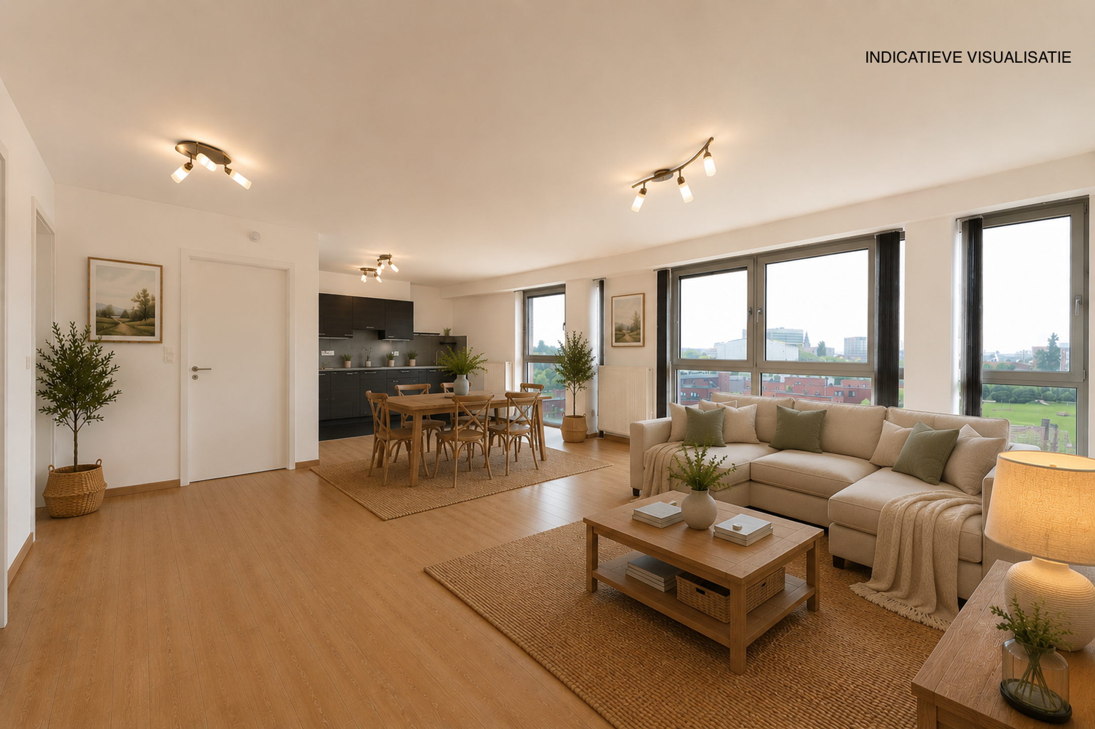 Lichtrijk appartement met panoramisch uitzicht - foto 4