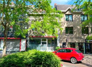 Hospitality business in the center of Ronse, with an apartment and studio. This building offers numerous options. On the ground floor, you'll find the restaurant area and the professional kitchen. The rear section includes a restroom, a bedroom with an open shower, and a space that can serve various purposes. There is also a large storage room and a small courtyard. From the spacious night hall on the first floor, you can access three bedrooms and a shower room with a toilet. The second floor features a loft that includes a living area, sleeping area, bathroom (with a bath, shower, and toilet), and a mezzanine. There is also a basement.