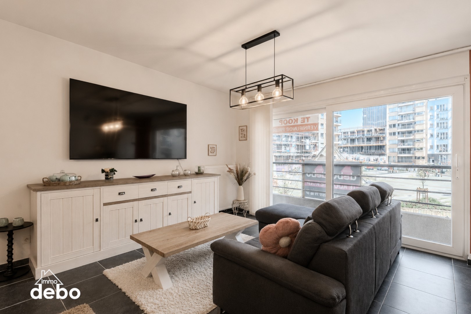 Prachtig appartement 1ste verdiep, met 2 slaapkamers, keuken, badkamer en balkon op het Casinoplein - foto 4
