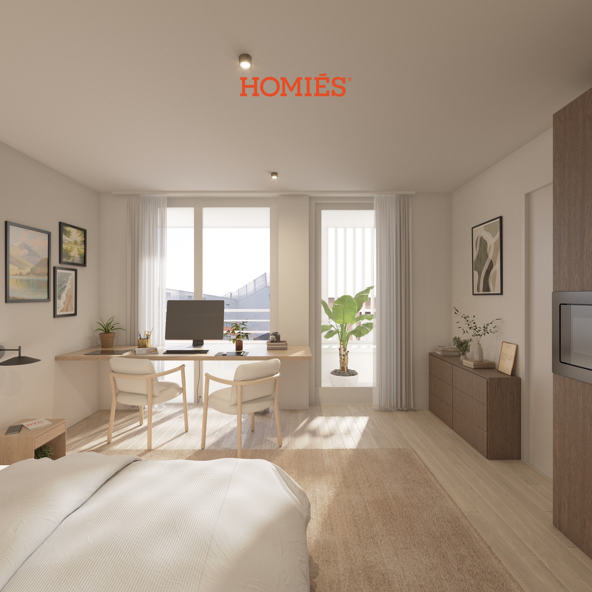Nieuwbouw studentenkamers met eigen sanitair - foto 1