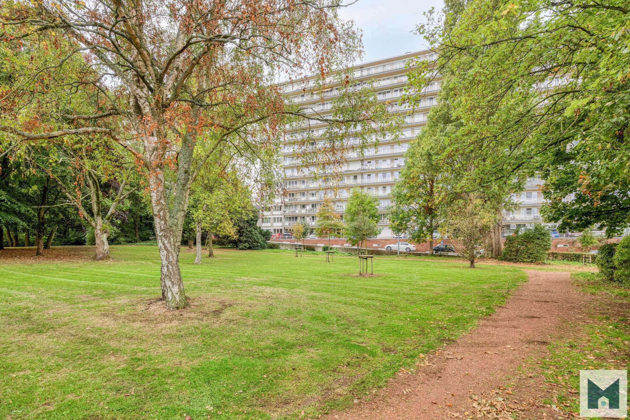 Gelijkvloers appt met 1 slpk en uitzicht op park te Aalst! - foto 4