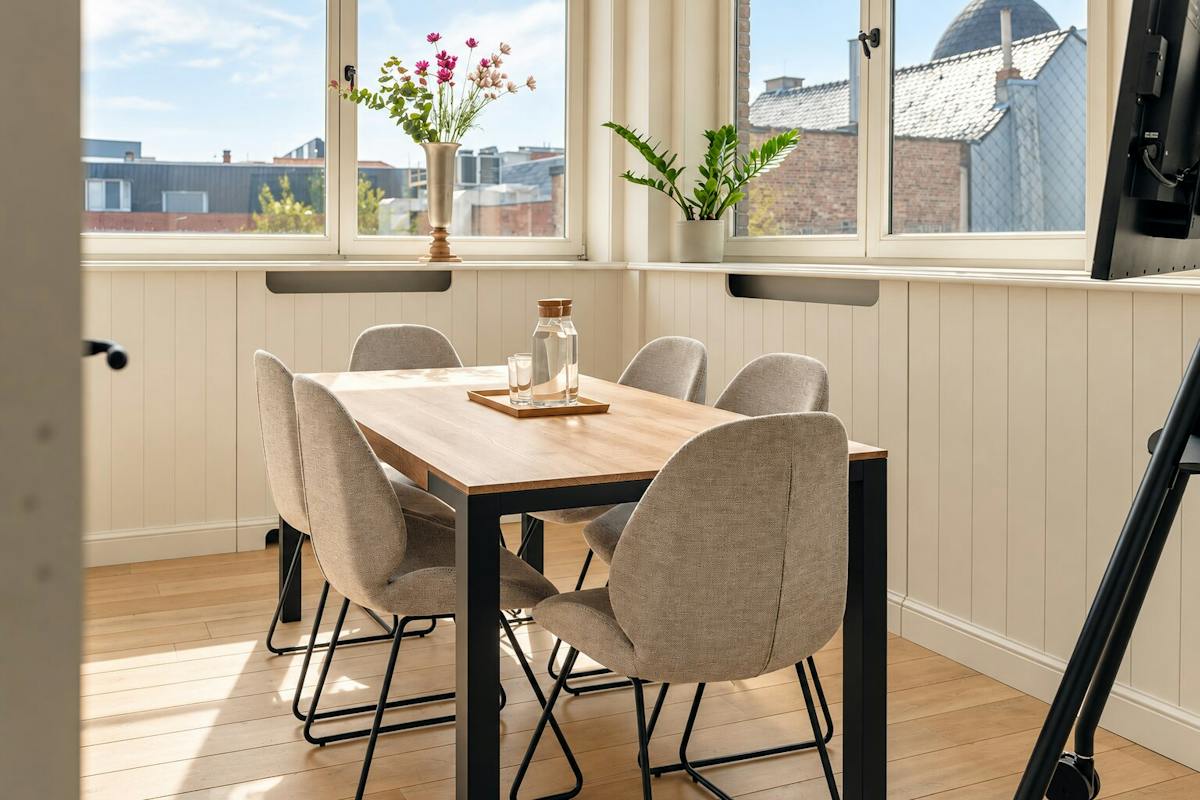 Gemeubeld kantoor (8 werkplekken) te huur in centrum Gent - foto 4