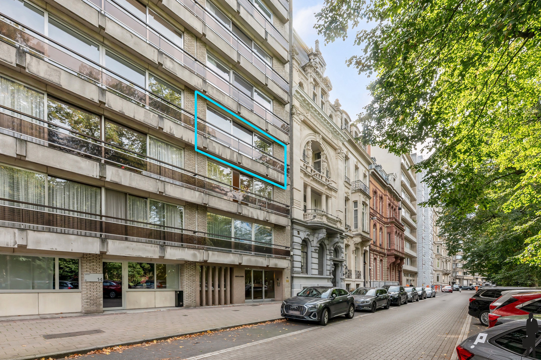 Riant en lichtrijk drieslaapkamerappartement aan het Albertpark - met terras en staanplaatsen - foto 2