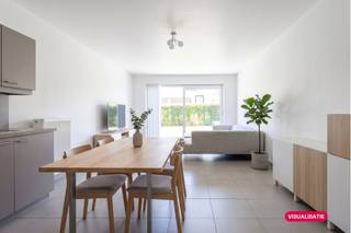 Apartment with a pleasant and sunny garden for sale in a very quiet location in Westende. This apartment (63 m²), located in the De Grote...