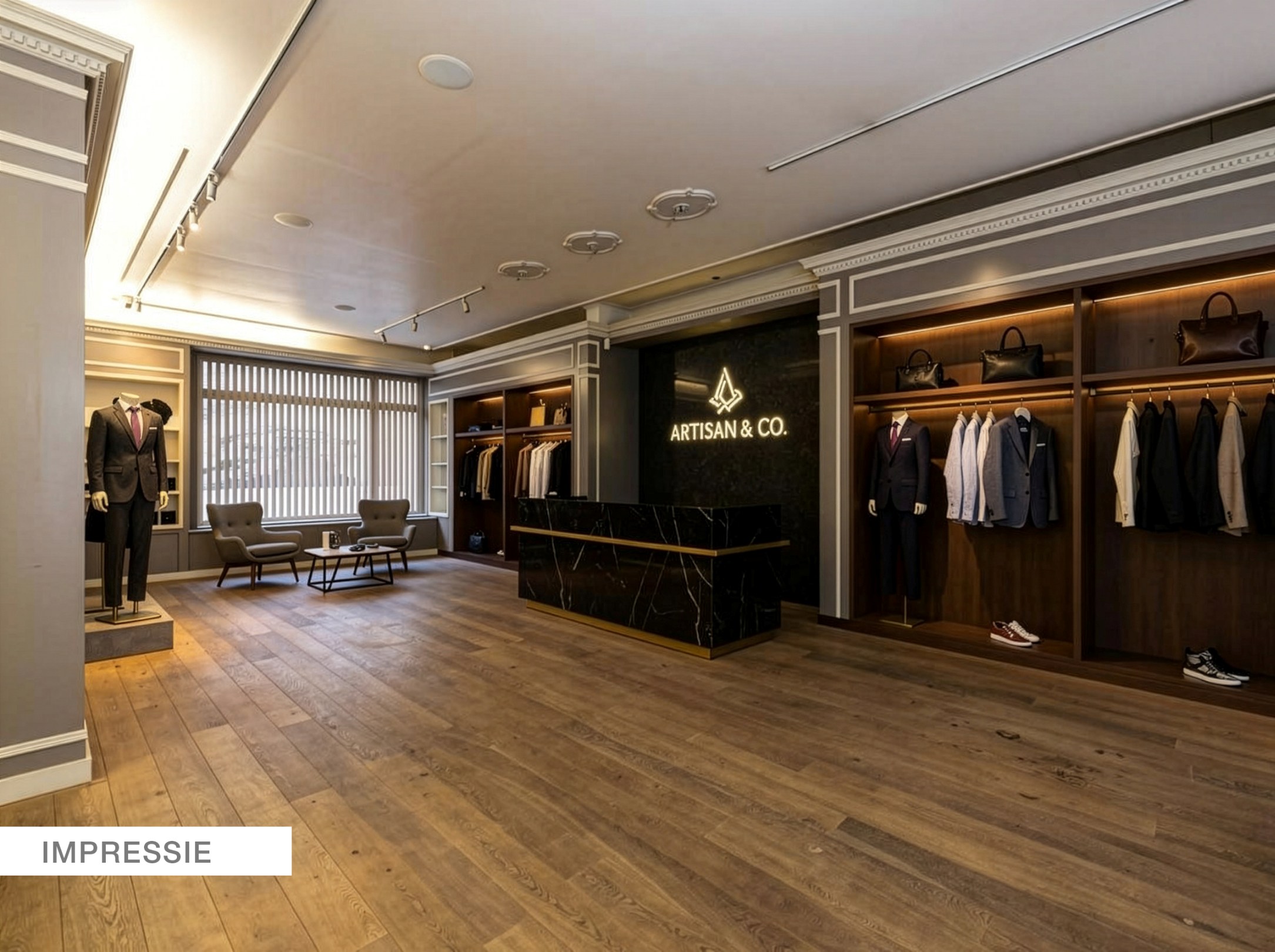 Ideaal gelegen handelspand van +-106m² met kelder en extra bureauruimte in de Aldestraat te Hasselt. - foto 2