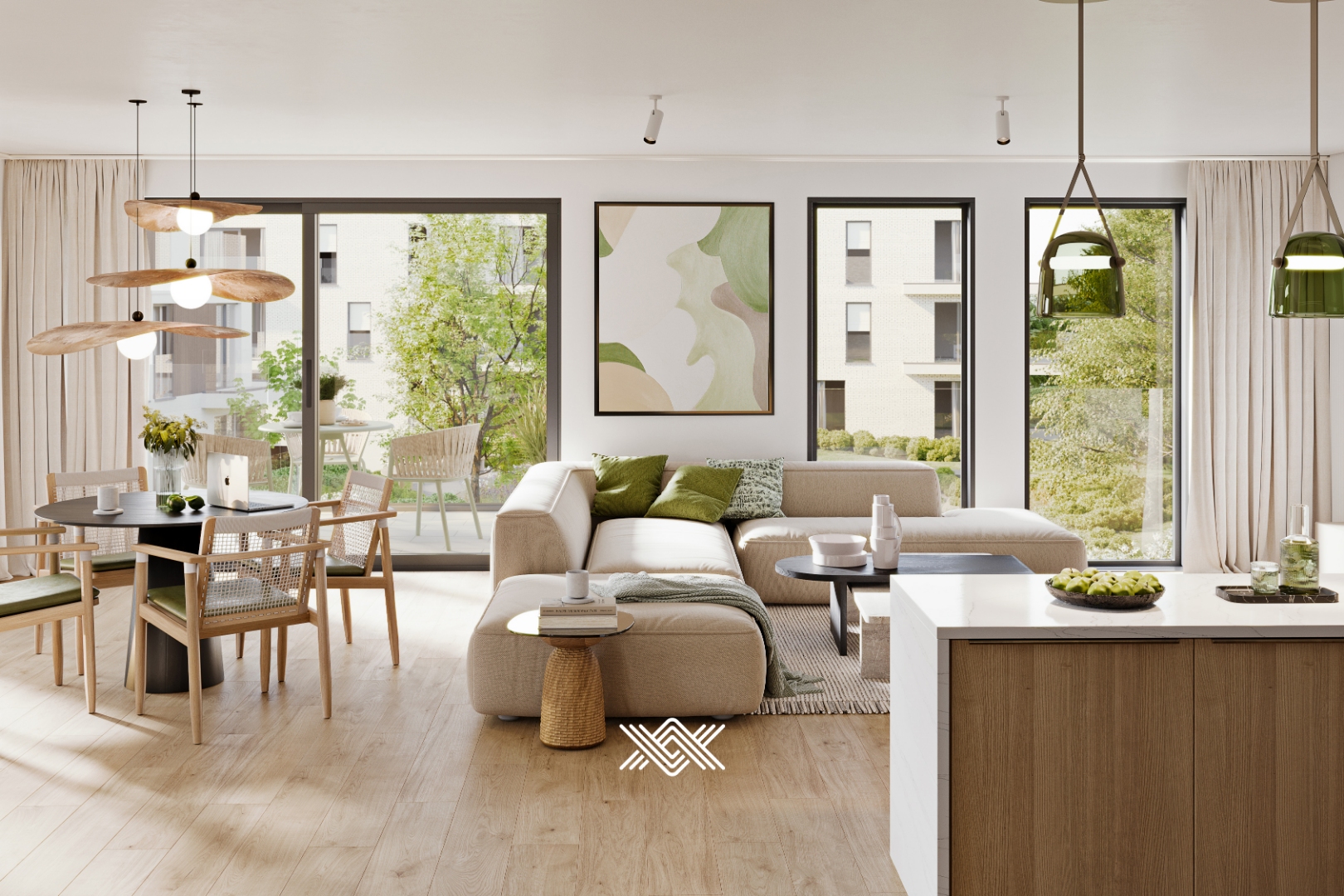 Tweeslaapkamer appartement op de eerste verdieping - foto 4