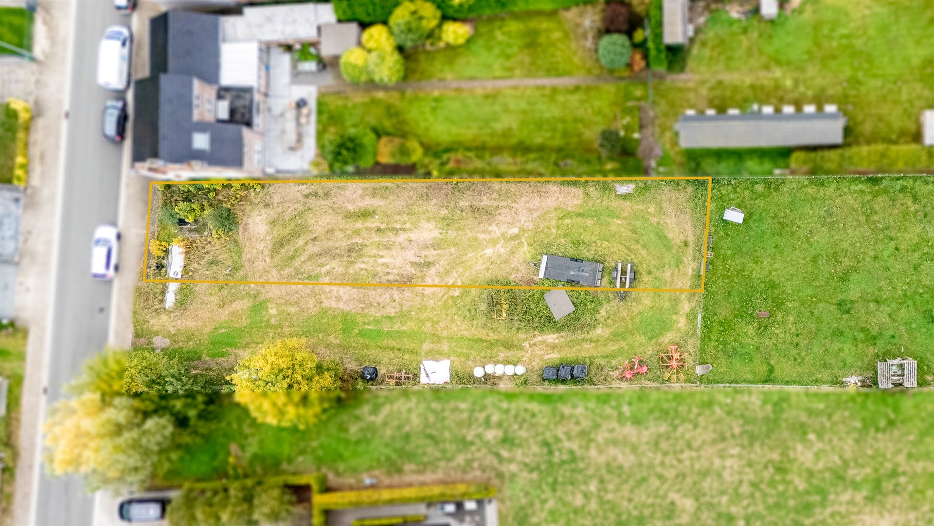 Bouwgrond van 495m² voor halfopen bebouwing - foto 1