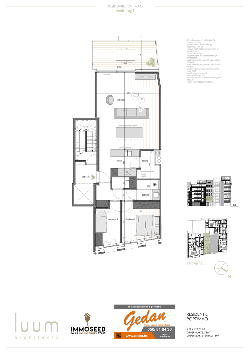 Appartement à vendre à Ostende avec 2 chambres - photo 2