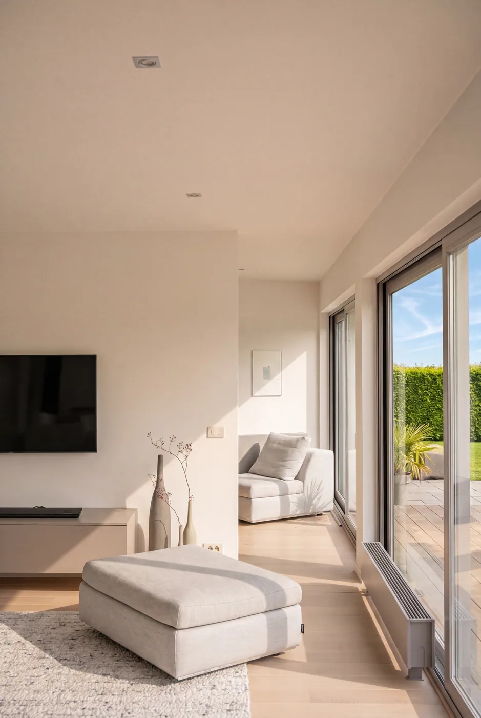 Strakke architecturale villa met zwemvijver op 1.540 m² - foto 5