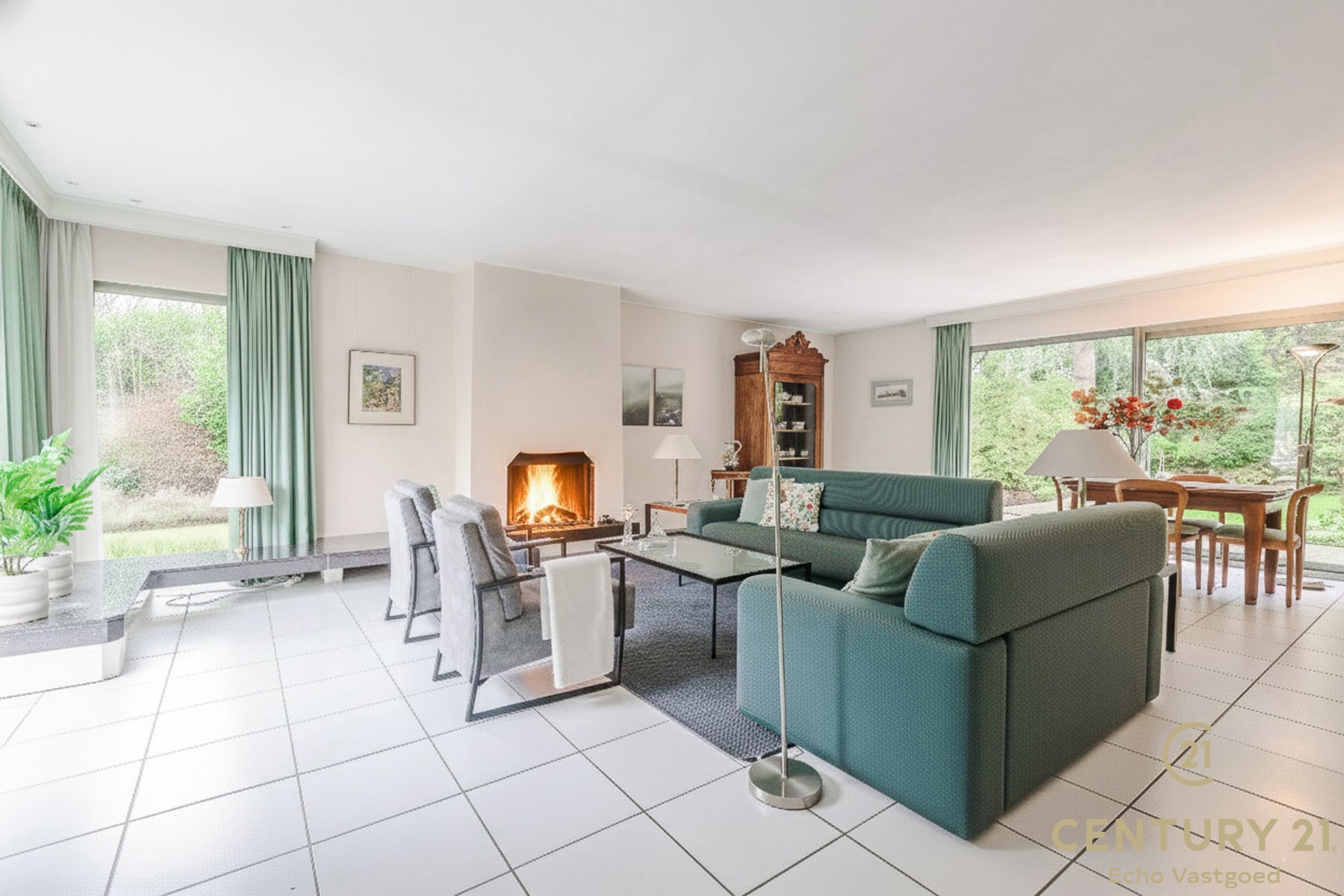 Gelijkvloerse villa op 1602m² op de "Grote Heide" - foto 4