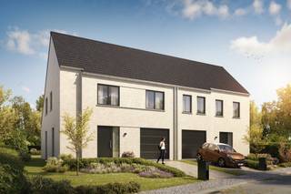 Hectaar bouwt energiezuinige en praktisch ingerichte nieuwbouwwoningen binnen een kleinschalig project van 2 woningen te Grimbergen.<br />De woning ligt vlakbij Brussel en Zaventem en geniet van verschillende winkels en scholen in de directe omgeving. Wonen in een groene omgeving vlakbij belangrijke invalswegen!<br /><br />Als koper heb je verregaande inspraak in de inrichting en afwerking van de woning. In samenspraak met onze betrouwbare partnerleveranciers kies je zelf de materialen en afwerking volgens smaak en budget – zo maak je van deze woning écht jouw thuis.<br /><br />Indeling van de woningen:<br />Gelijkvloers: Inkomhal met gastentoilet, ruime leefruimte met open keuken en inpandige garage<br />Verdieping: Nachthal met toilet, 3 zeer ruime slaapkamers, badkamer met ligbad, inloopdouche en dubbel lavabomeubel<br />Zolder: Toegankelijk via het zolderluik - ideaal als extra opbergruimte/uitbreiding <br /><br />Troeven van deze woning:<br />Energiezuinig wonen<br />Lucht/water warmtepomp, zonnepanelen en vloerverwarming <br />Ruime percelen, zuidoost georiënteerd. <br />Regenwaterput 7.500l aangesloten op toiletten/wasmachine/buitenkraan<br />Wens je meer informatie, contacteer ons vandaag nog voor meer informatie of een afspraak op kantoor te Ternat. <br />(Foto's zijn referentiebeelden van voorgaande projecten)