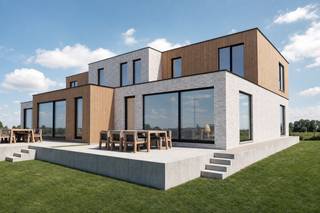 <p>In Erembodegem, op een vlot bereikbare locatie nabij Aalst, bieden wij deze moderne BEN-nieuwbouwwoning aan. De woning wordt aangeboden in afwerkingsfase waarin ze zich momenteel bevindt, als koper heb je nog de keuze voor onder andere keuken, vloeren en badkamer. De inloopdouche is reeds voorzien. Wie liever volledig afgewerkt aankoopt, kan de verdere afwerking in overleg met de bouwheer laten uitvoeren. Wij kunnen u hierbij vooraf een duidelijk overzicht bezorgen van de totale prijs voor een volledig afgewerkte woning.<br /><br />De woning omvat op het gelijkvloers een inkomhal met gastentoilet, een lichtrijke leefruimte, keuken en berging. Op de verdieping zijn er 3 slaapkamers, een nachthal en badkamer.<br /><br />Dankzij de warmtepomp voor verwarming en koeling, zonnepanelen, ventilatiesysteem C+, sterke isolatie en regenwaterput geniet u van hedendaags wooncomfort en een uitstekende energiezuinigheid.<br /><br />De ligging is bijzonder praktisch met winkels, scholen en andere voorzieningen in de nabije omgeving. Ook het station, openbaar vervoer, de belangrijkste verbindingswegen en de E40 zijn vlot bereikbaar.<br /><br />De aankoop gebeurt via een gesplitst stelsel: €302.000 constructiewaarde + 21% btw en €135.000 grondwaarde + 12% registratiebelasting. Totaal inclusief btw en registratie: €516.620 exclusief overige kosten en notariskosten.<br />Interesse? Contacteer Els Deschuyffeleer op het nummer 0472/61.58.67 of mail els@cornelis-goeman.be.</p>