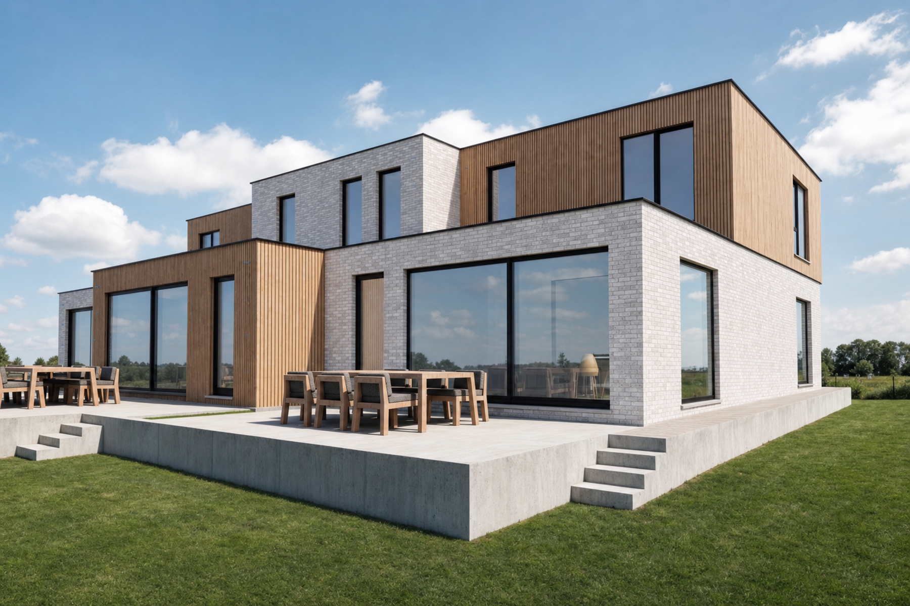 EREMBODEGEM – Moderne BEN-nieuwbouwwoning met 3 slaapkamers - foto 1
