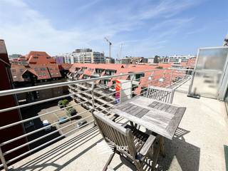 Gezellig en zonnig appartement met een slaapkamerGelegen op de achtste verdieping van de residentieInkomhalBadkamer met douche, toilet en...