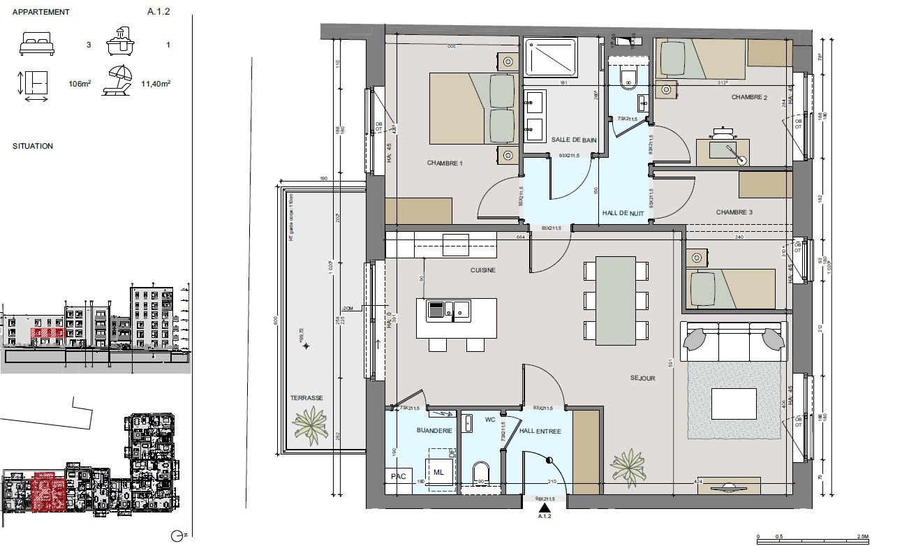 Appartement te koop in Namen met 3 slaapkamers - foto 3